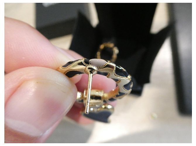 orecchini Chanel nuovi con scatola Gold hardware - vista 4
