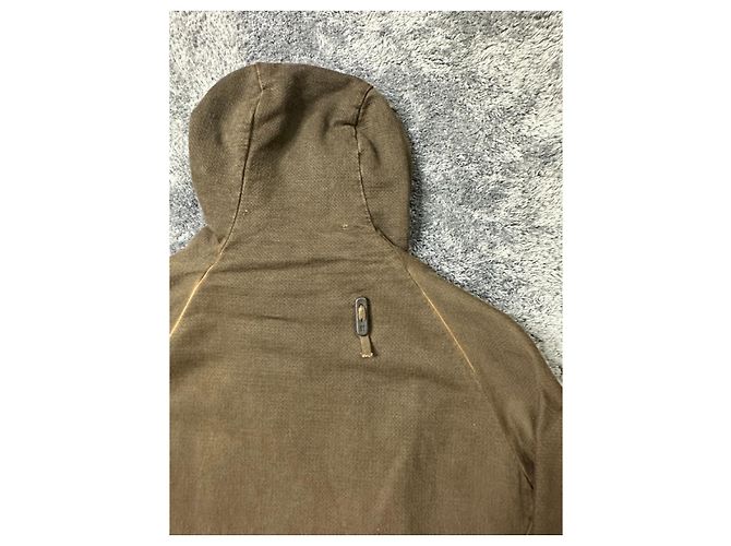 Autre Marque Brauner Hoodie mit Ninja-Reißverschluss von Boris Bidjan Saberi. - Ansicht 6