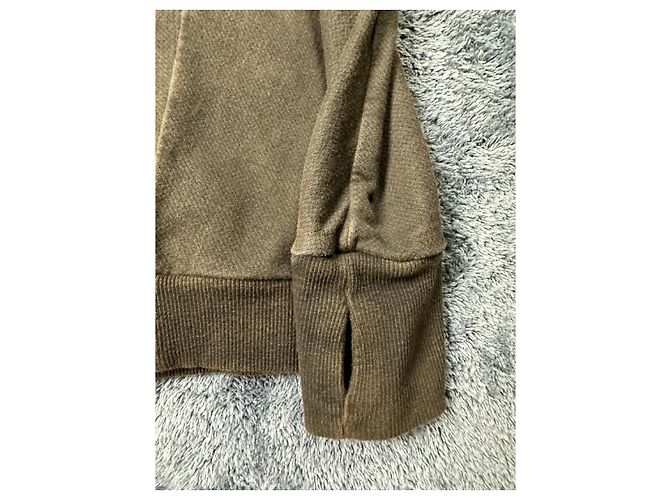 Autre Marque Brauner Hoodie mit Ninja-Reißverschluss von Boris Bidjan Saberi. - Ansicht 7