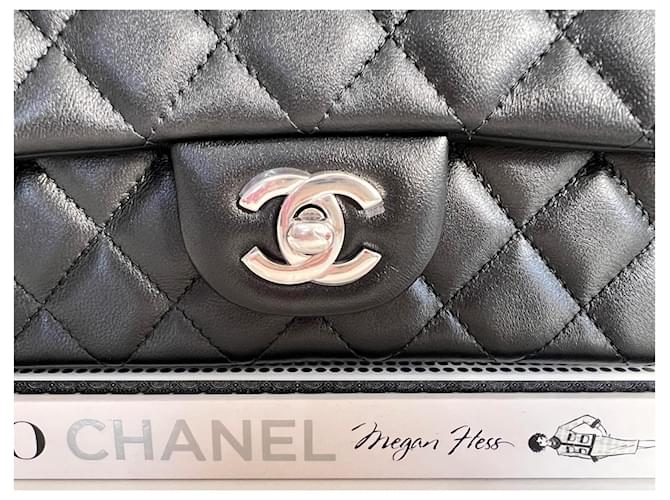 Timeless Chanel CLÁSSICO ATEMPORAL FLAP MINI RETANGULAR Preto - vista 11