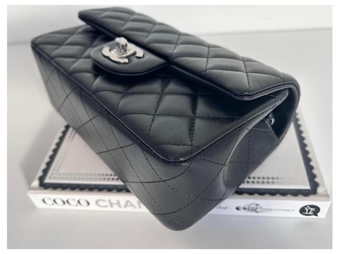 Timeless Chanel CLÁSSICO ATEMPORAL FLAP MINI RETANGULAR Preto - vista 6