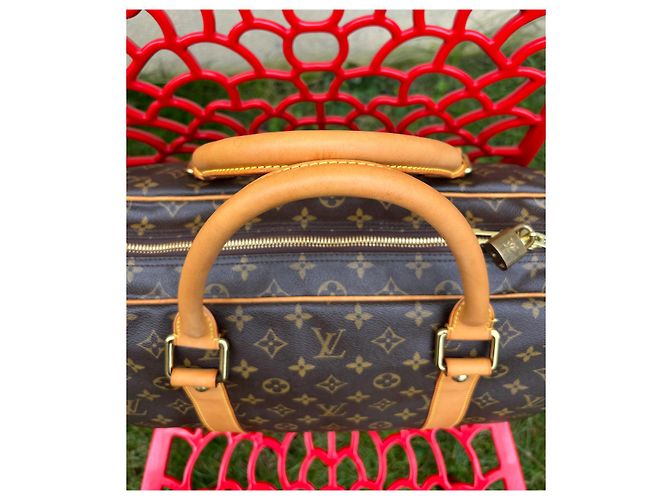Borsa Louis Vuitton Carryall Marrone scuro - vista 4