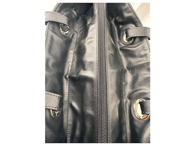 Chanel Paris-Biarritz 2012 GM borsa nera Nero Silver hardware - vista 10
