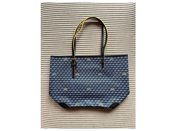 Fauré Le Page Daily Battle 32 Tote Bag Navy Blau Stoff Marineblau - Ansicht 2