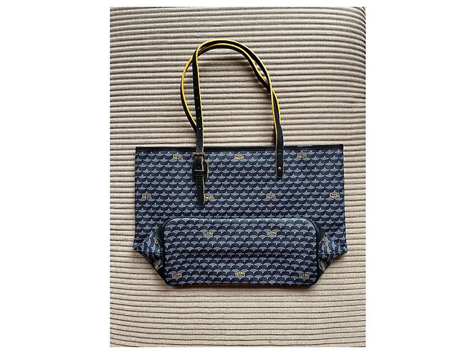 Fauré Le Page Daily Battle 32 Tote Bag Navy Blau Stoff Marineblau - Ansicht 3