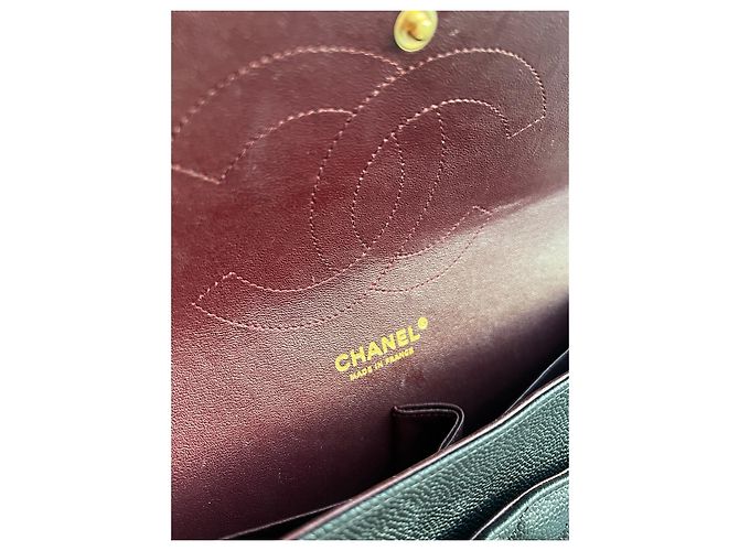 Timeless Borsa a mano Chanel in pelle di vitello grana nera Nero - vista 11