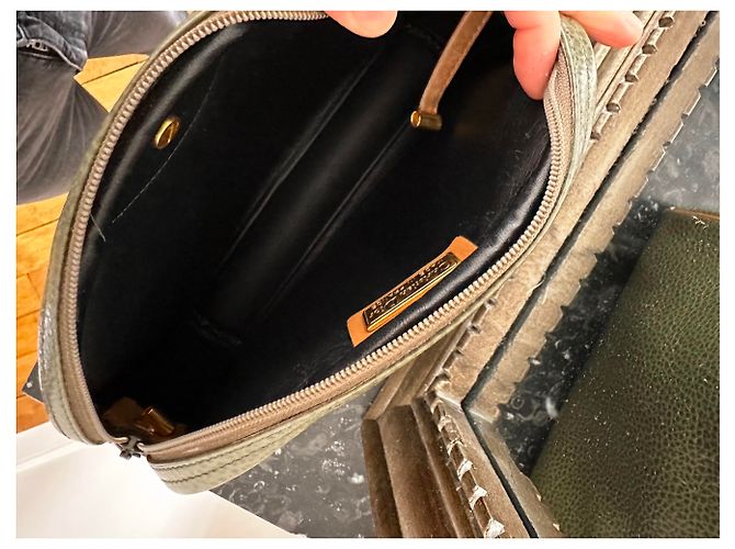 Christian Dior DIOR - Borsa in pelle Verde scuro - vista 10