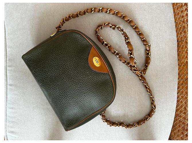 Christian Dior DIOR - Borsa in pelle Verde scuro - vista 12