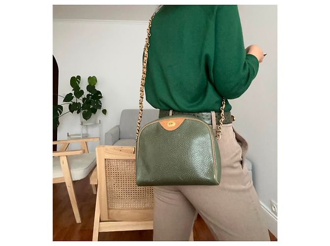 Christian Dior DIOR - Borsa in pelle Verde scuro - vista 3