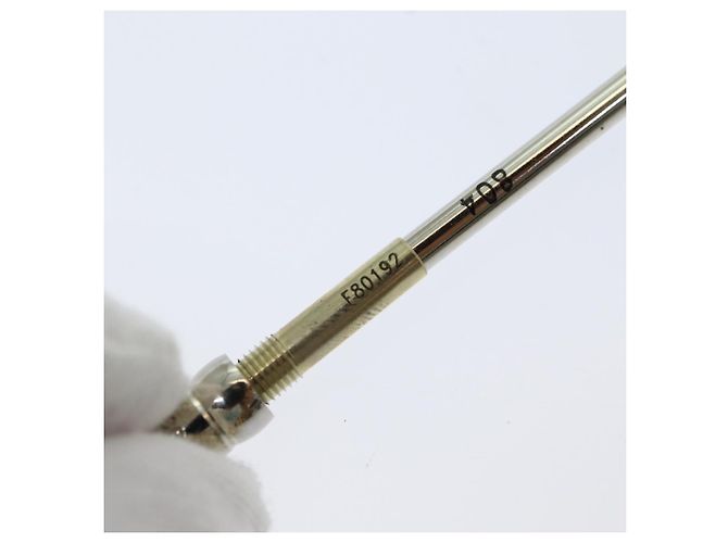 Penna a sfera in metallo argento LOUIS VUITTON Styro Agenda LV Auth ar12242 - vista 10