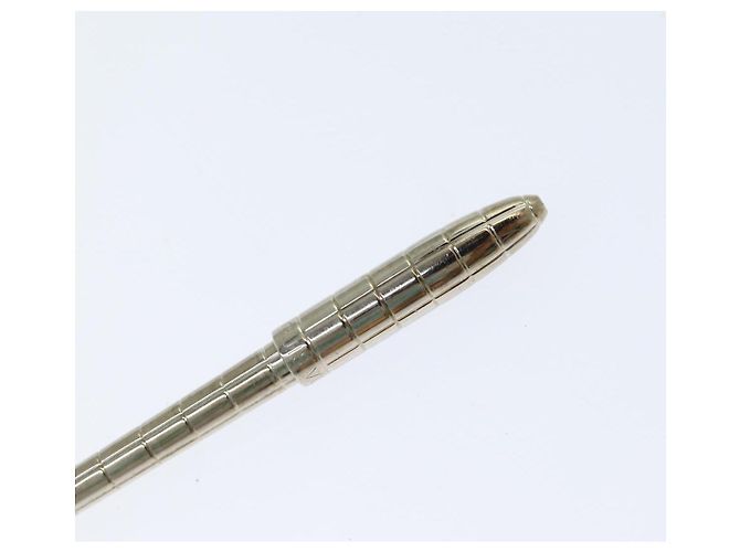 Penna a sfera in metallo argento LOUIS VUITTON Styro Agenda LV Auth ar12242 - vista 4