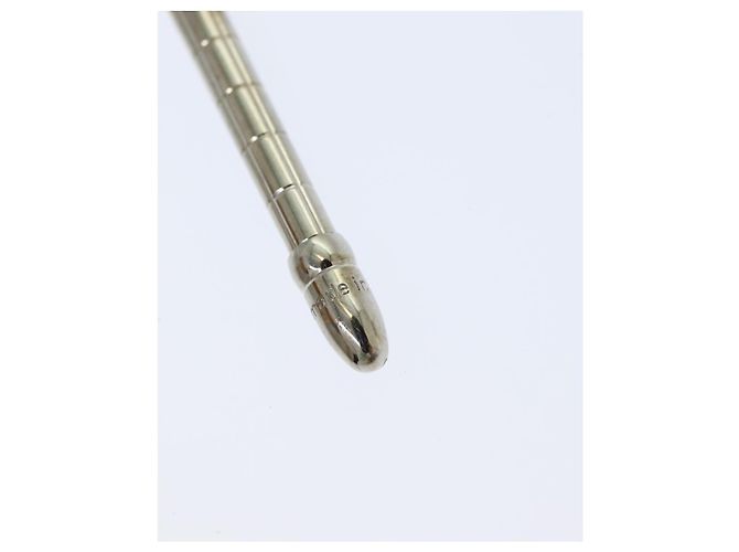 Penna a sfera in metallo argento LOUIS VUITTON Styro Agenda LV Auth ar12242 - vista 5