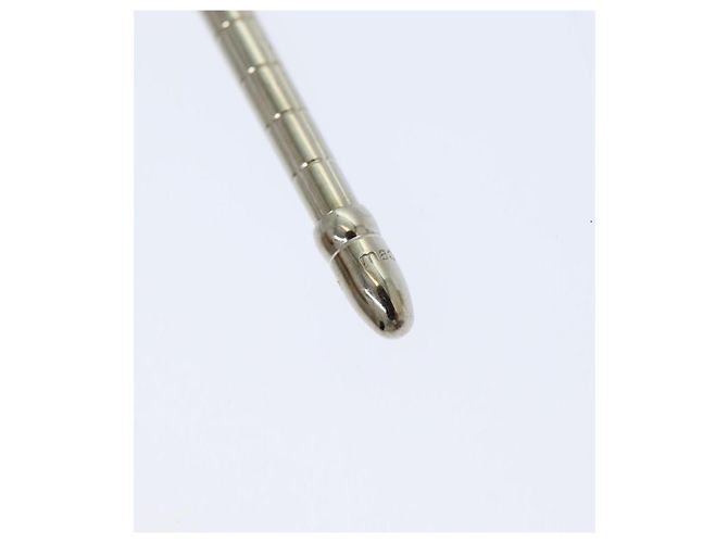 Penna a sfera in metallo argento LOUIS VUITTON Styro Agenda LV Auth ar12242 - vista 6