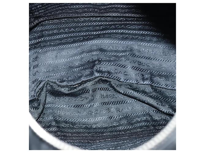 PRADA Borsa a mano in nylon nero Auth am6693 - vista 16