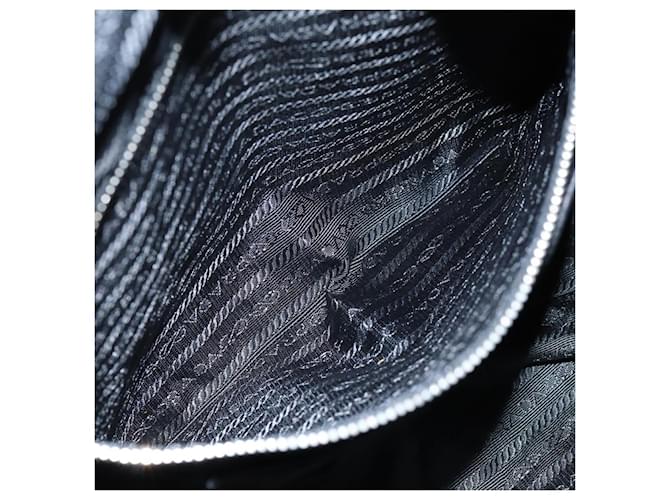 PRADA Borsa a mano in nylon nero Auth am6693 - vista 19