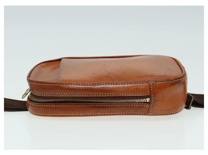 LOUIS VUITTON Pochette Nomad Gange Borsa a Spalla Beige LV Auth 85215 - vista 5