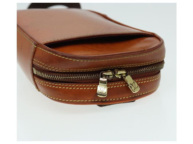 LOUIS VUITTON Pochette Nomad Gange Borsa a Spalla Beige LV Auth 85215 - vista 6