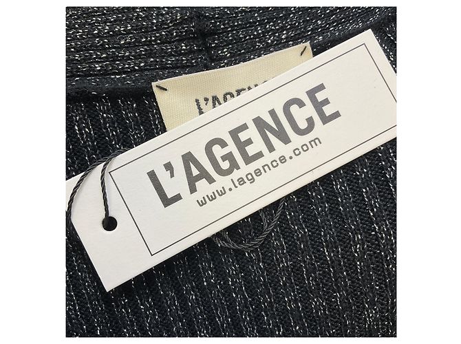 L'Agence Black / Silver Marija Duster Cardigan - vista 5