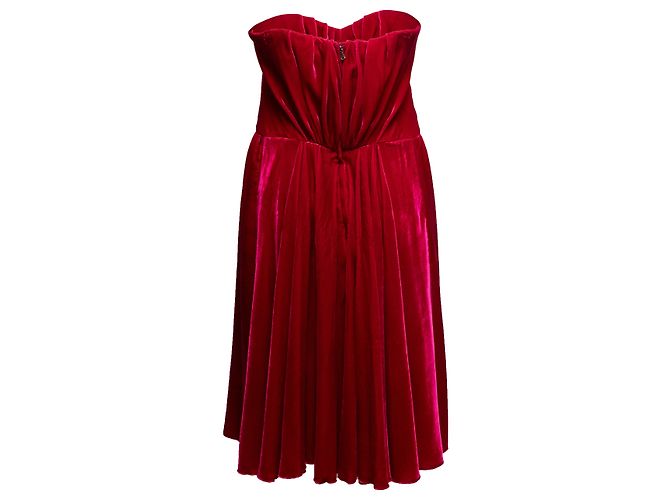 DOLCE & GABBANA Kleid T.IT 42 Samt - Ansicht 3