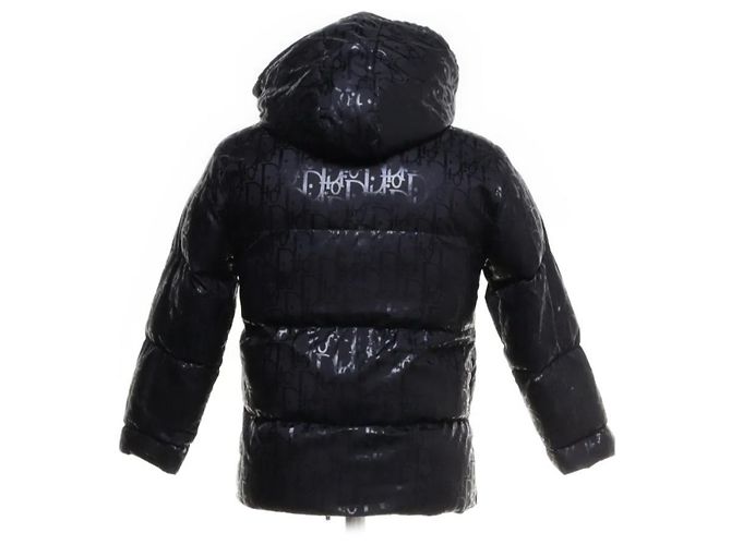 Christian Dior Schwarzer Mantel aus Polyester Mädchen 5 Jahre - Ansicht 2
