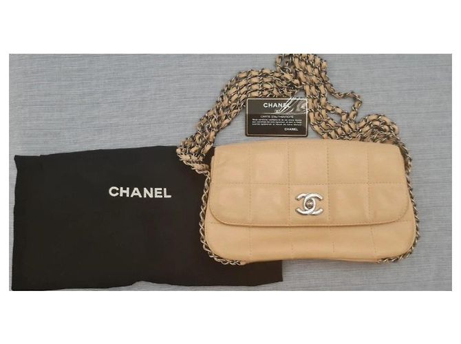 Chanel Chocolate bag Chain Around Beige - view 2