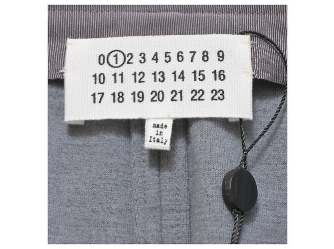 Maison Martin Margiela Maison Margiela Panelled Pencil Skirt in Grey Wool - view 4