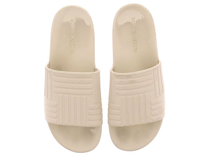 Sandali Bottega Veneta T.EU 38 Gomma Beige - vista 6