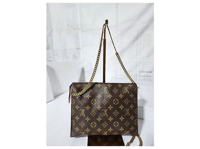 Neceser Monogram LOUIS VUITTON Marrón/Beige Castaño - vista 11