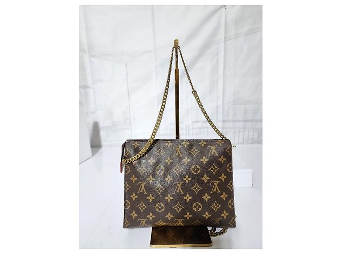 Neceser Monogram LOUIS VUITTON Marrón/Beige Castaño - vista 12