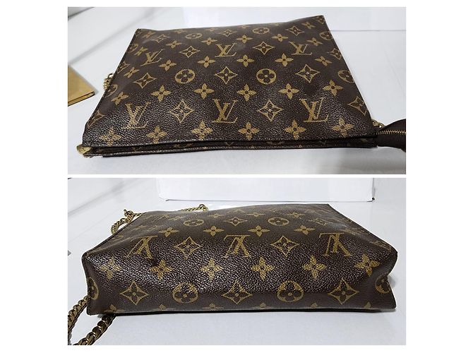 Neceser Monogram LOUIS VUITTON Marrón/Beige Castaño - vista 8