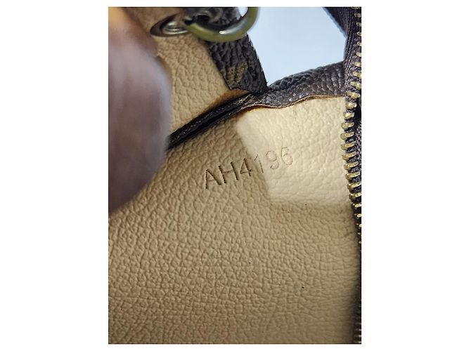 Neceser Monogram LOUIS VUITTON Marrón/Beige Castaño - vista 9