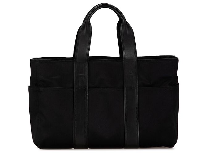 Hermès Schwarze Toile Acapulco MM Tasche - Ansicht 3