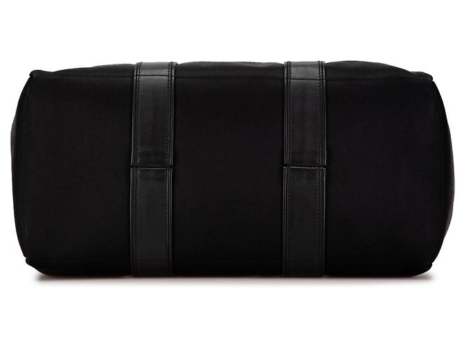 Hermès Schwarze Toile Acapulco MM Tasche - Ansicht 4