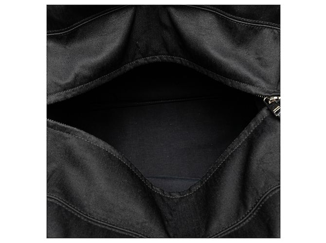 Hermès Schwarze Toile Acapulco MM Tasche - Ansicht 5