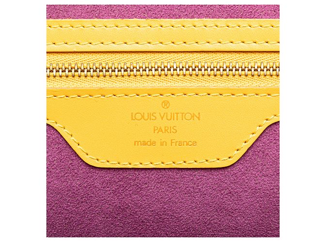 Louis Vuitton Amarelo Epi Saint Jacques GM Alça Longa - vista 6