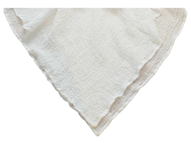 Autre Marque Kiohne Sommerkleid aus weißer Baumwolle asymmetrisch Halterneck S - Ansicht 6