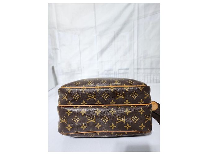 Borsa a Spalla Reporter Louis Vuitton Marrone/Beige - vista 11