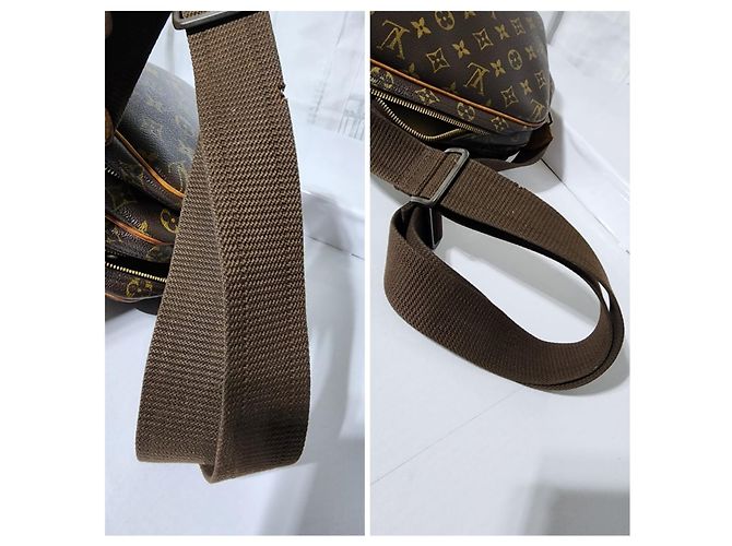 Borsa a Spalla Reporter Louis Vuitton Marrone/Beige - vista 8