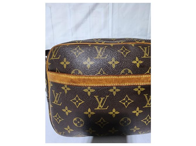 Borsa a Spalla Reporter Louis Vuitton Marrone/Beige - vista 9