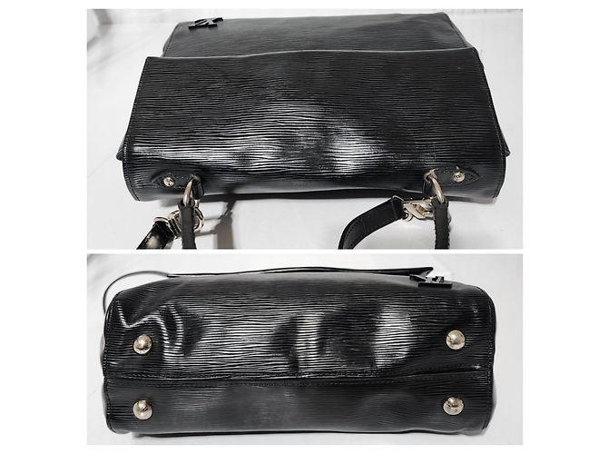 Borsa a tracolla Cluny in pelle Epi nera Louis Vuitton Nero - vista 5