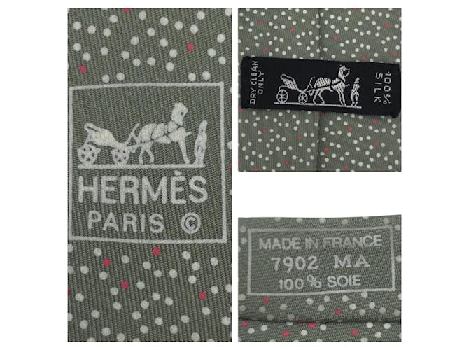 Cravatta in seta Hermès 7902MA - vista 5