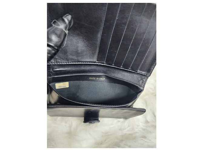 Trendy CC Chanel Caviar Leder Geldbörse Schwarz - Ansicht 12