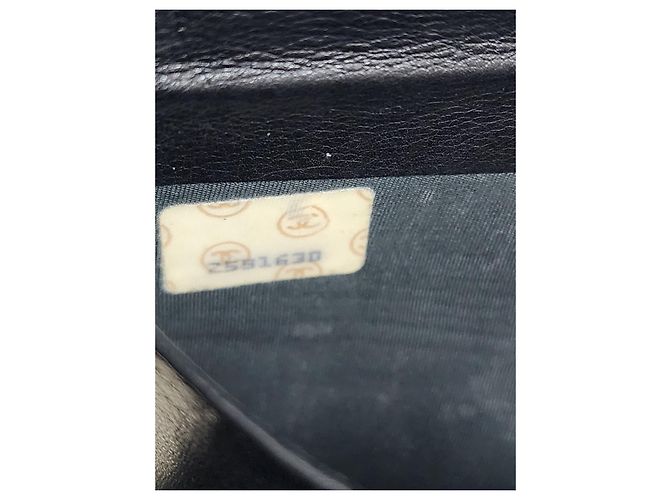 Trendy CC Chanel Caviar Leder Geldbörse Schwarz - Ansicht 13