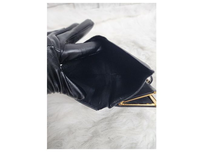 Trendy CC Chanel Caviar Leder Geldbörse Schwarz - Ansicht 14