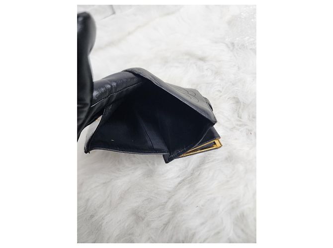 Trendy CC Chanel Caviar Leder Geldbörse Schwarz - Ansicht 15