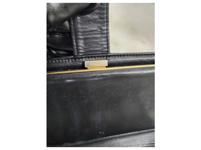 Trendy CC Chanel Caviar Leder Geldbörse Schwarz - Ansicht 17