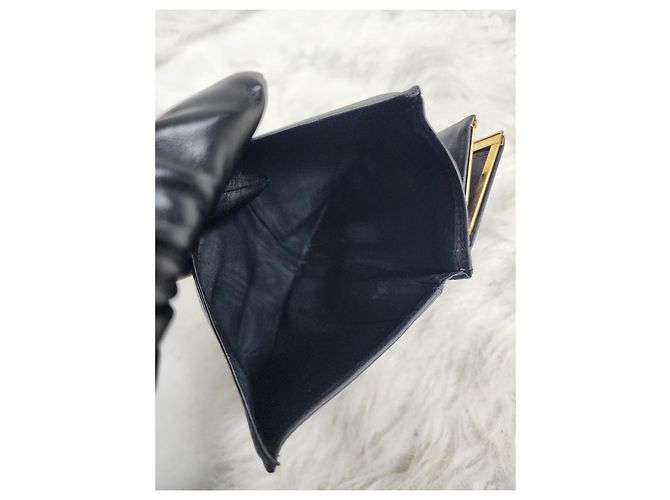 Trendy CC Chanel Caviar Leder Geldbörse Schwarz - Ansicht 20
