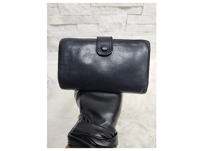 Trendy CC Chanel Caviar Leder Geldbörse Schwarz - Ansicht 3