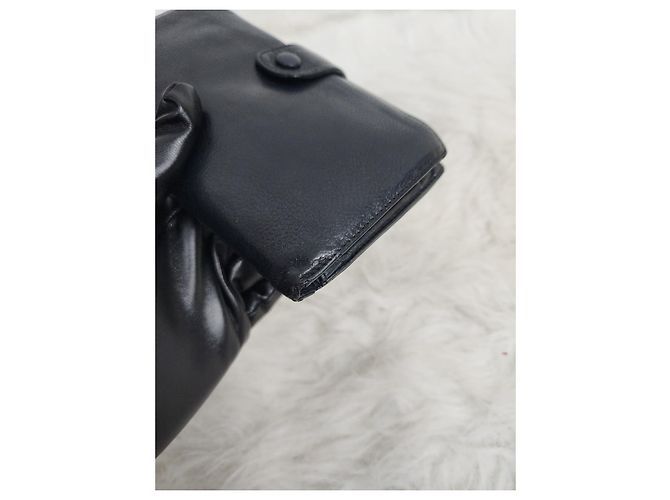 Trendy CC Chanel Caviar Leder Geldbörse Schwarz - Ansicht 4
