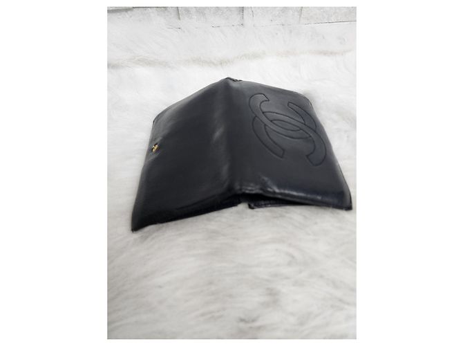 Trendy CC Chanel Caviar Leder Geldbörse Schwarz - Ansicht 9